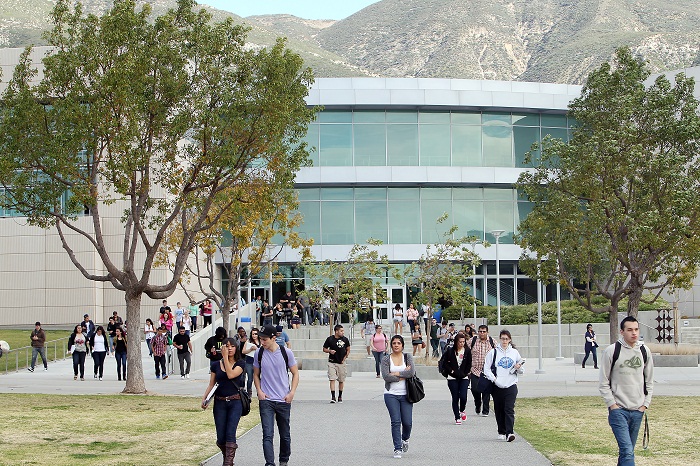 Students walking in University Campus