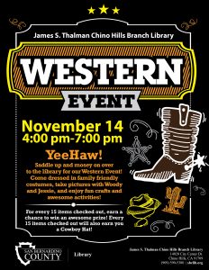 Western Event flyer 