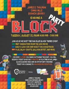 Block Party Flyer