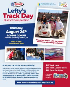 Lefty's Track Day flyer