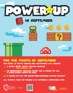 Power Up in September flyer